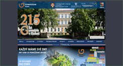 Desktop Screenshot of gymnazium-kadan.cz