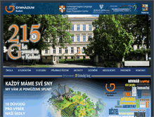 Tablet Screenshot of gymnazium-kadan.cz